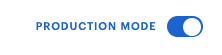 Environment toggle