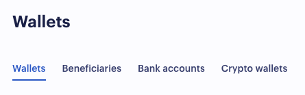 Settlement configuration tabs in Fuzebox