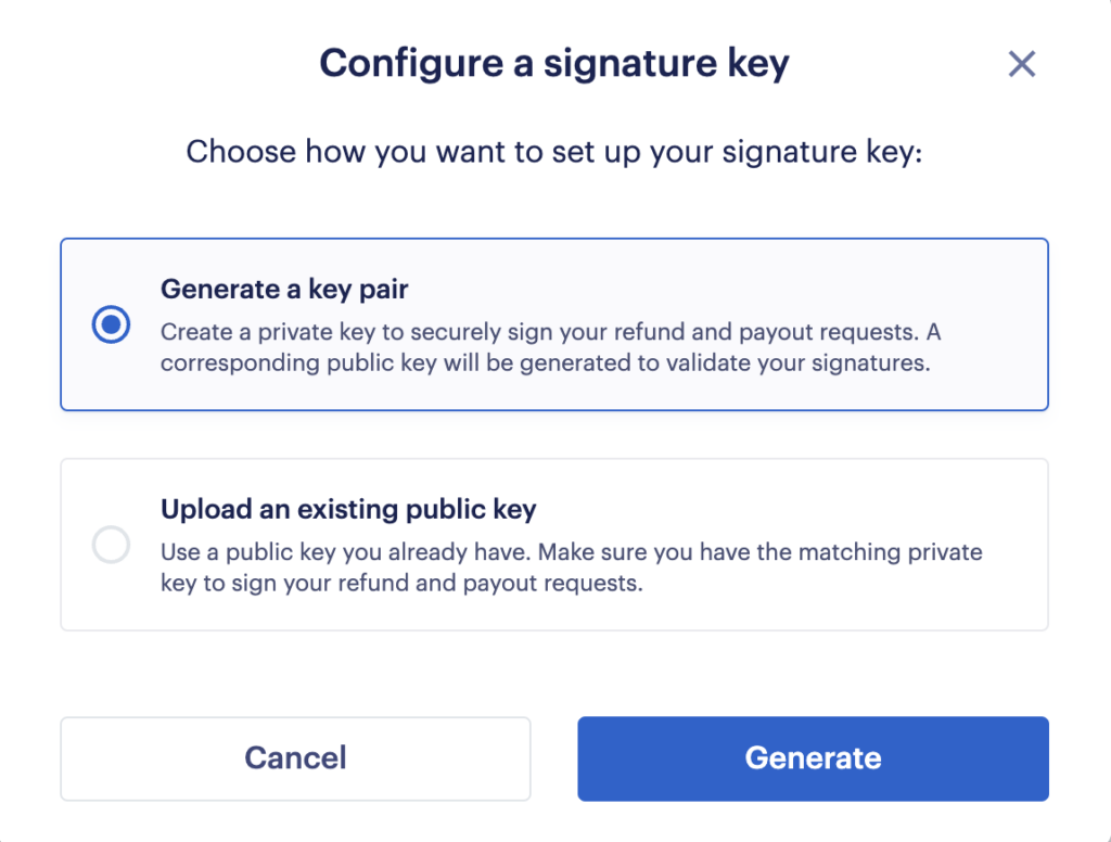 Signature Keys in Fuzebox